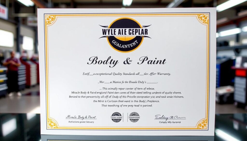 collision repair quality guarantee collision repair quality guarantee