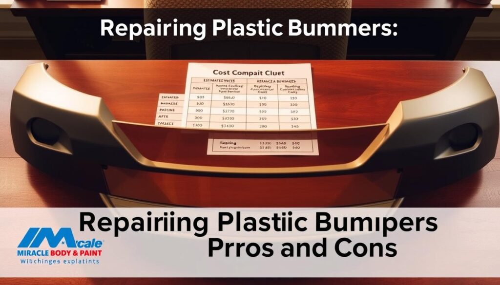 cost comparison for bumper repair