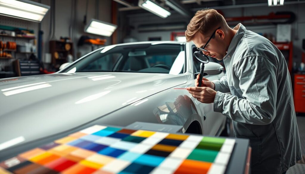 auto paint matching process