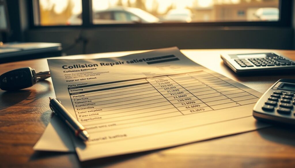 collision repair estimate collision repair estimate