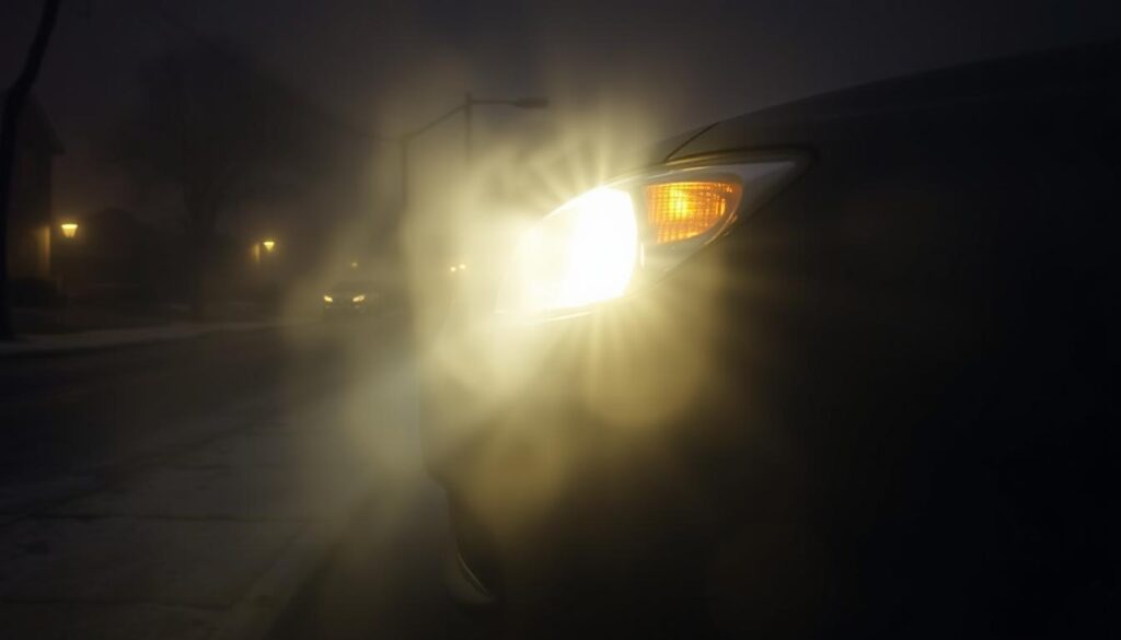 foggy headlights