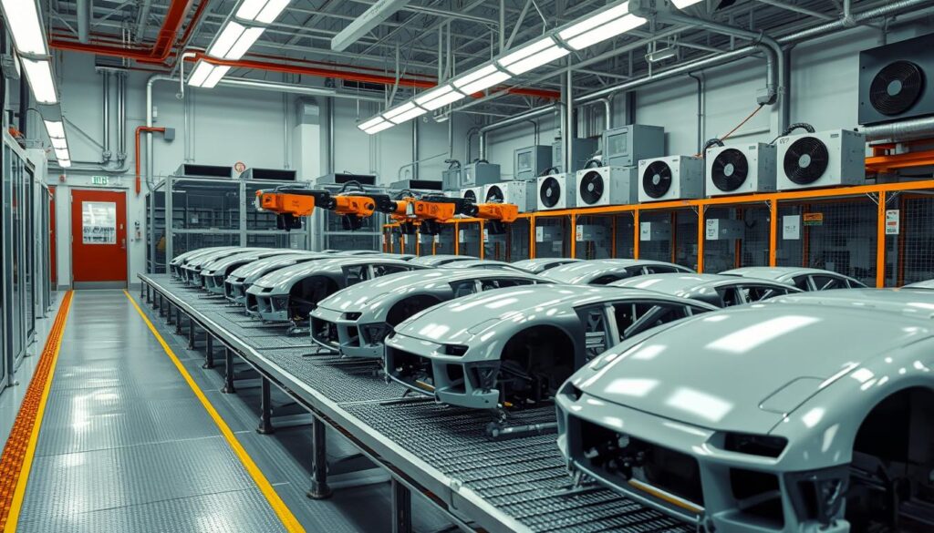 climate-controlled paint curing environment climate-controlled paint curing environment