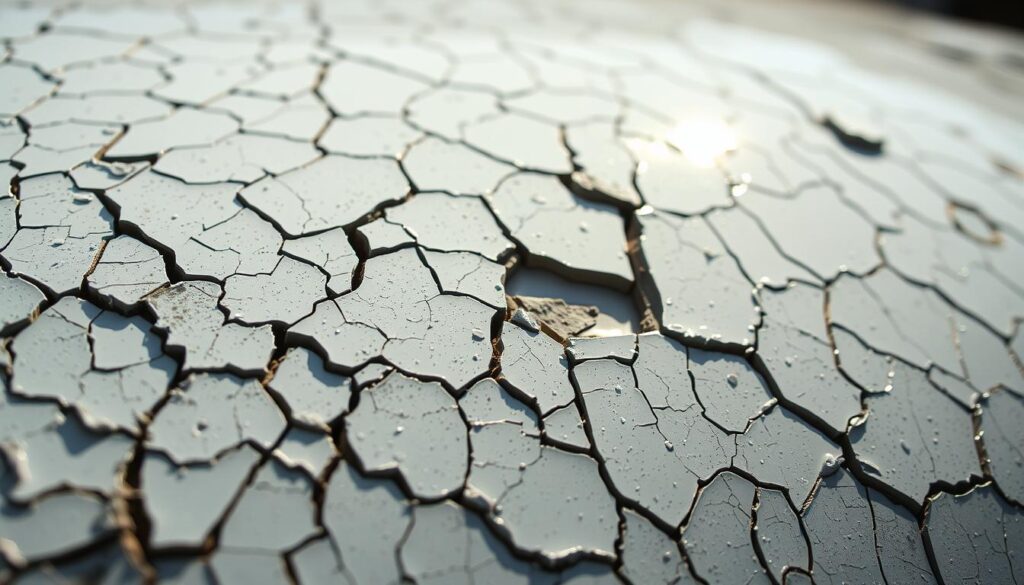 cracked paint after repair
