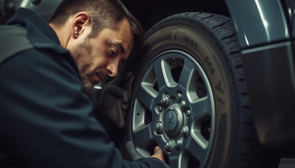 post-collision wheel inspection