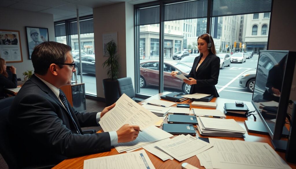 rental car accident claim process