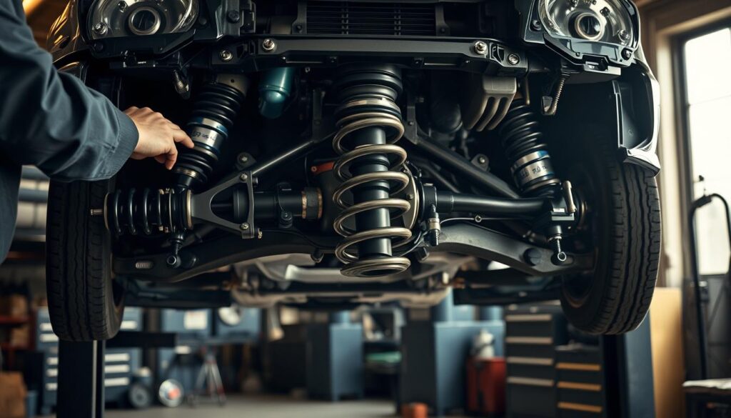 steering and suspension check