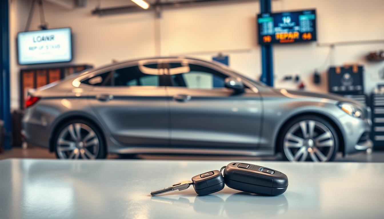 Car rental with repair
