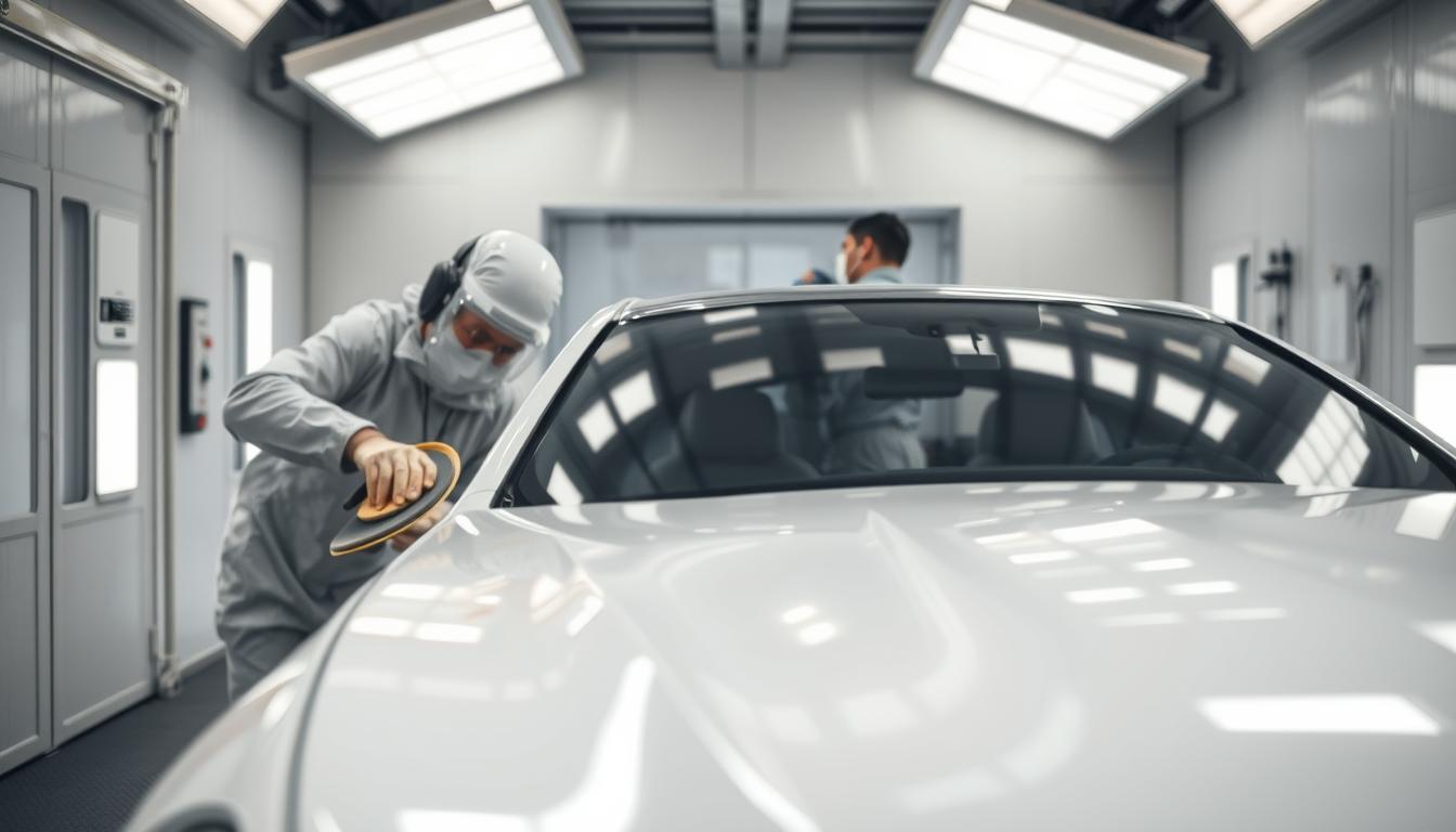 Car repainting process