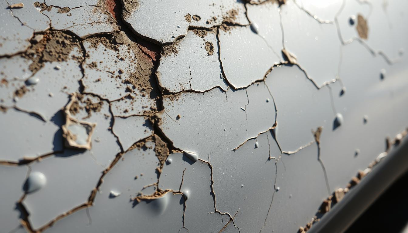 Chemical damage paint