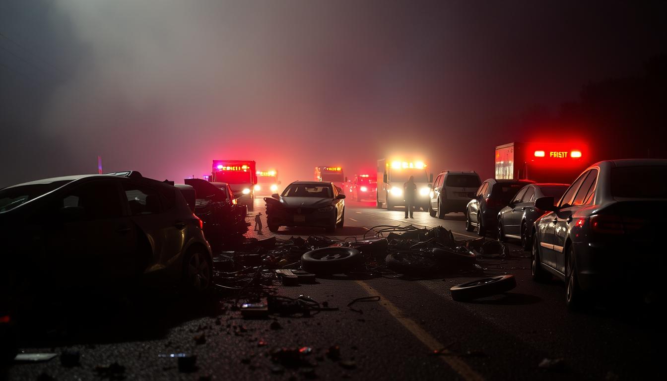 Multi-vehicle collision repair