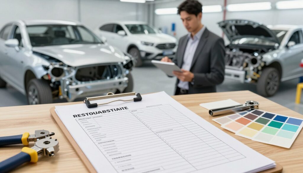 auto body estimate components auto body estimate components
