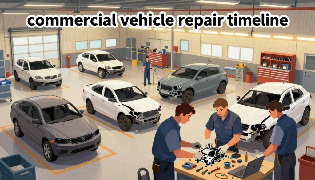 commercial vehicle repair timeline