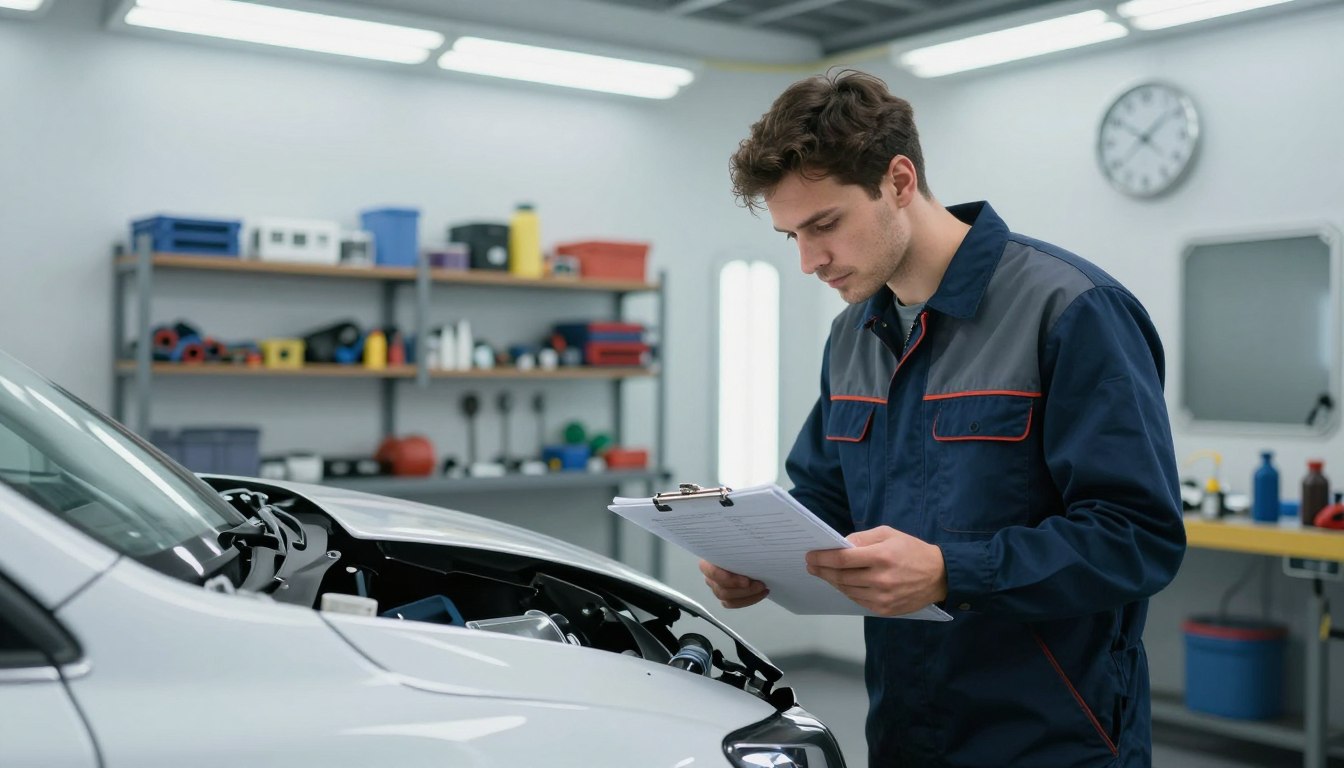 auto body repair timeline