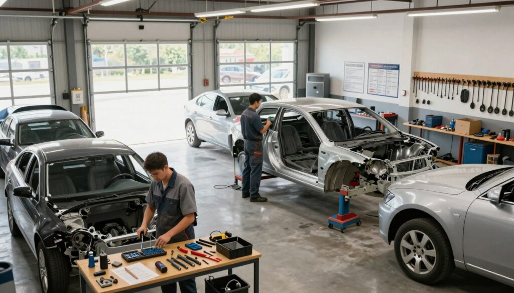 collision repair shop