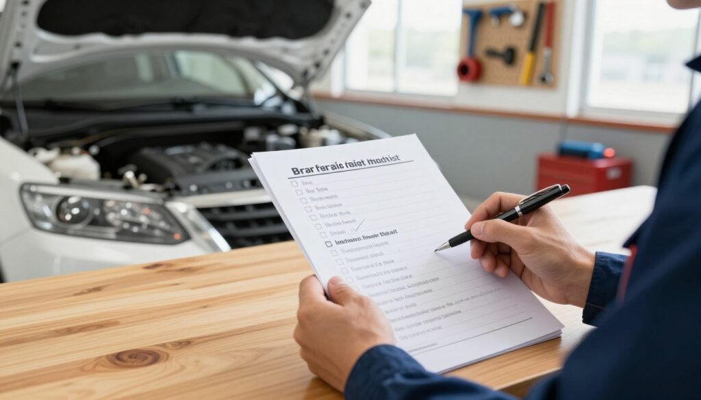 post-repair inspection checklist