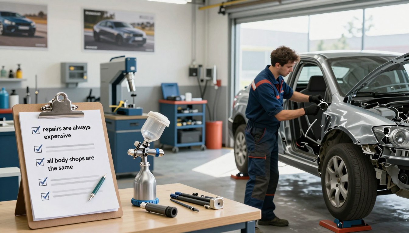 auto body repair myths
