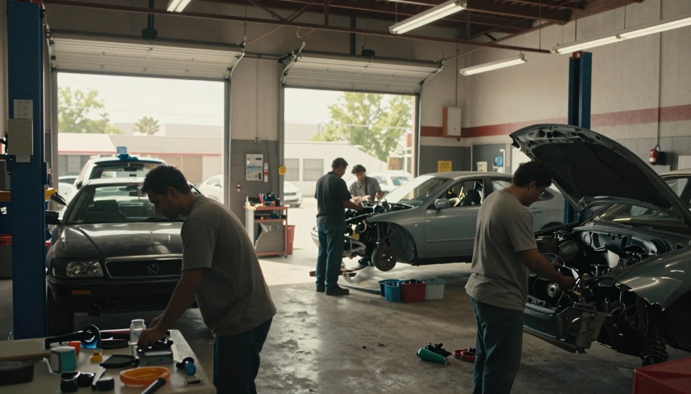car accident repair shop