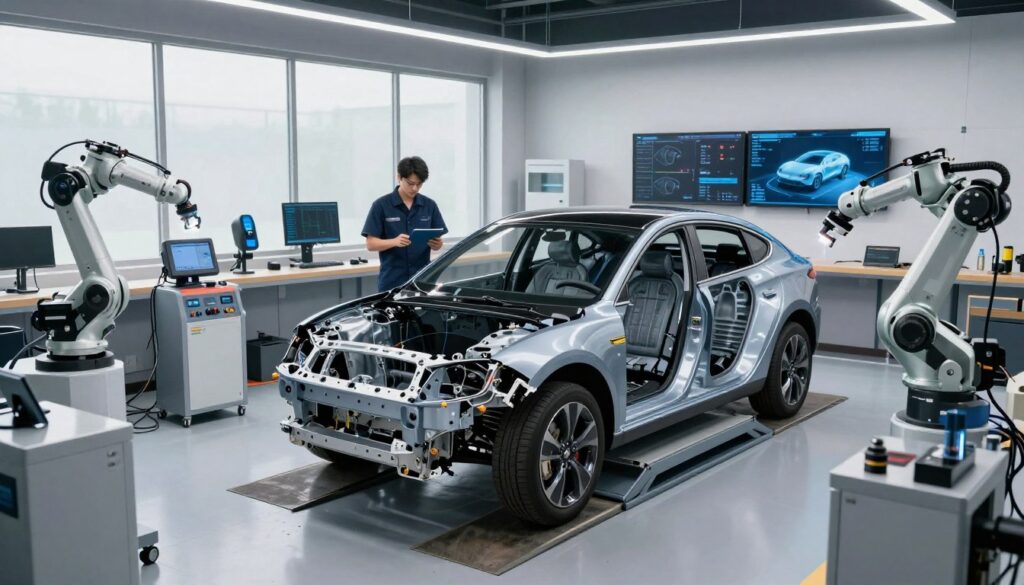 modern car body shop repair equipment