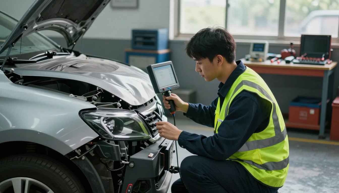 vehicle safety inspection after crash