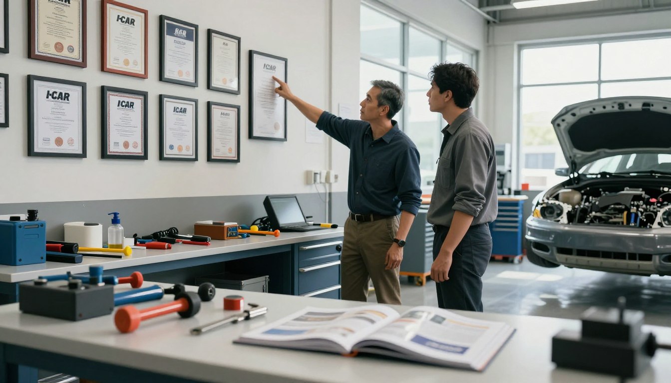auto body certifications Walzem