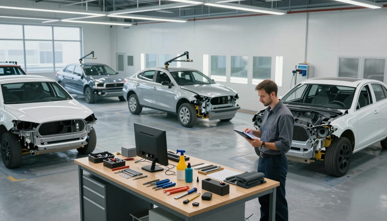 collision repair process Walzem