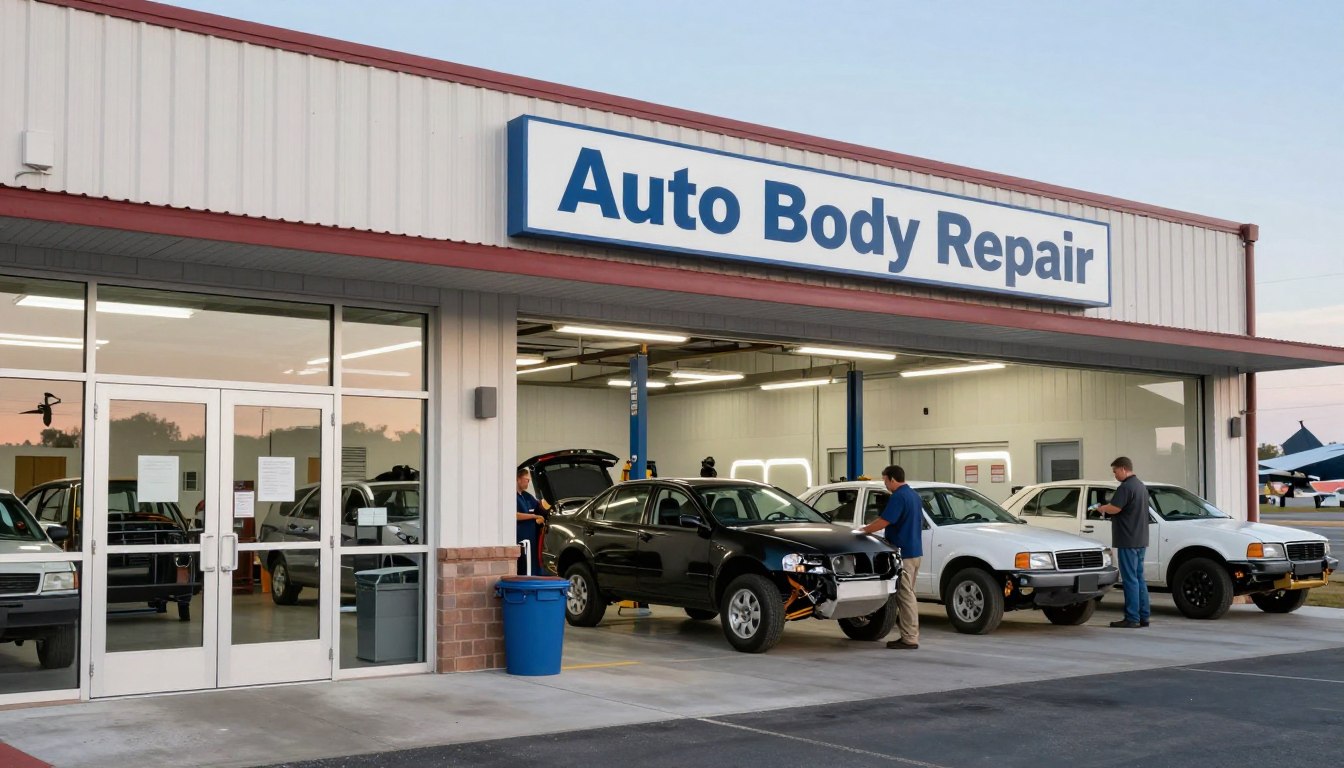 body shop near Randolph AFB