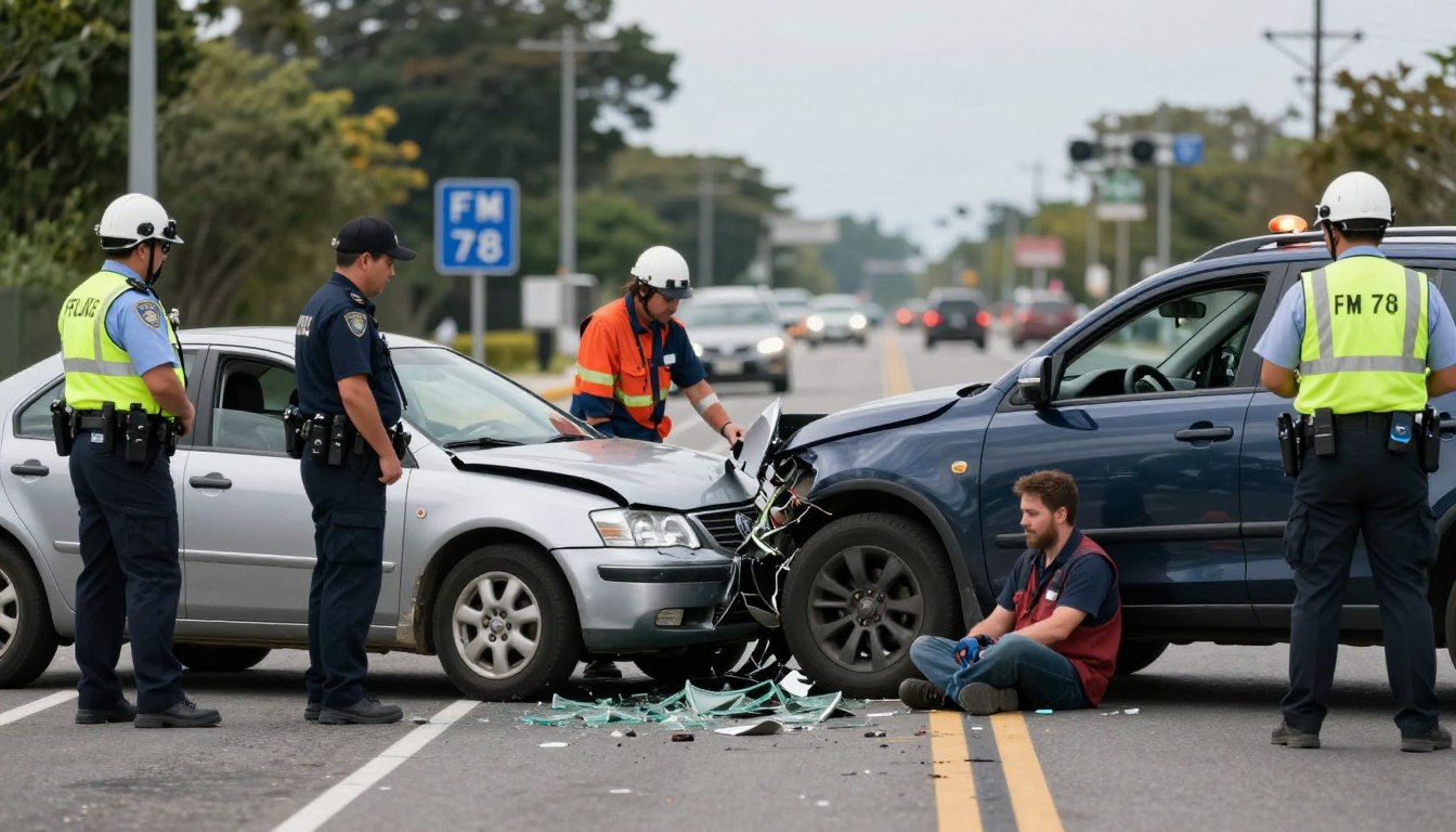car accident FM 78