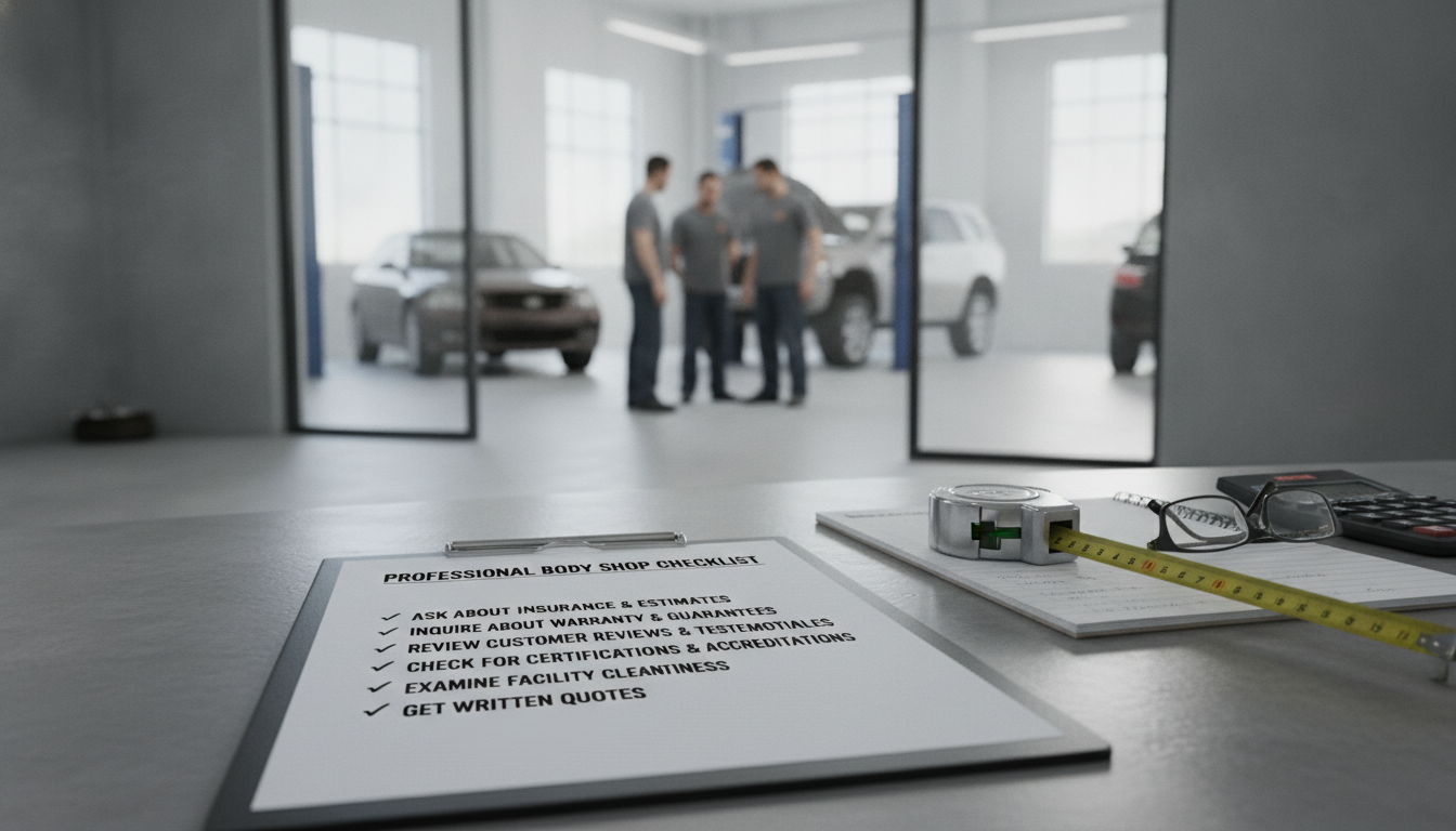 how to choose a body shop