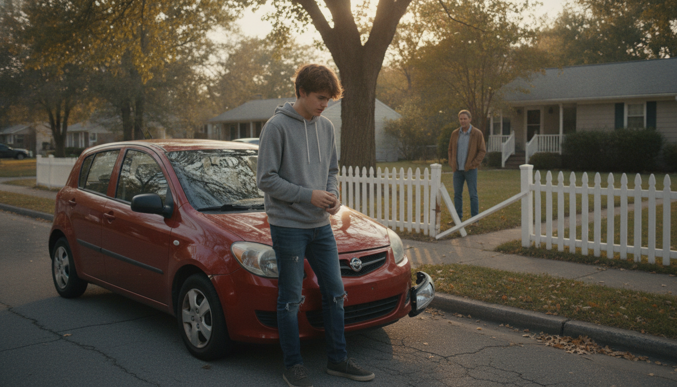 teen driver first accident